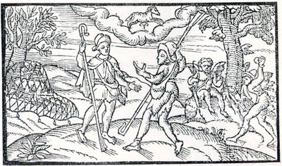 3月、Esmond Spenser（1552-99）による「The Shepheardes Calender」より、1579年に発行された原本の複製 作： English School